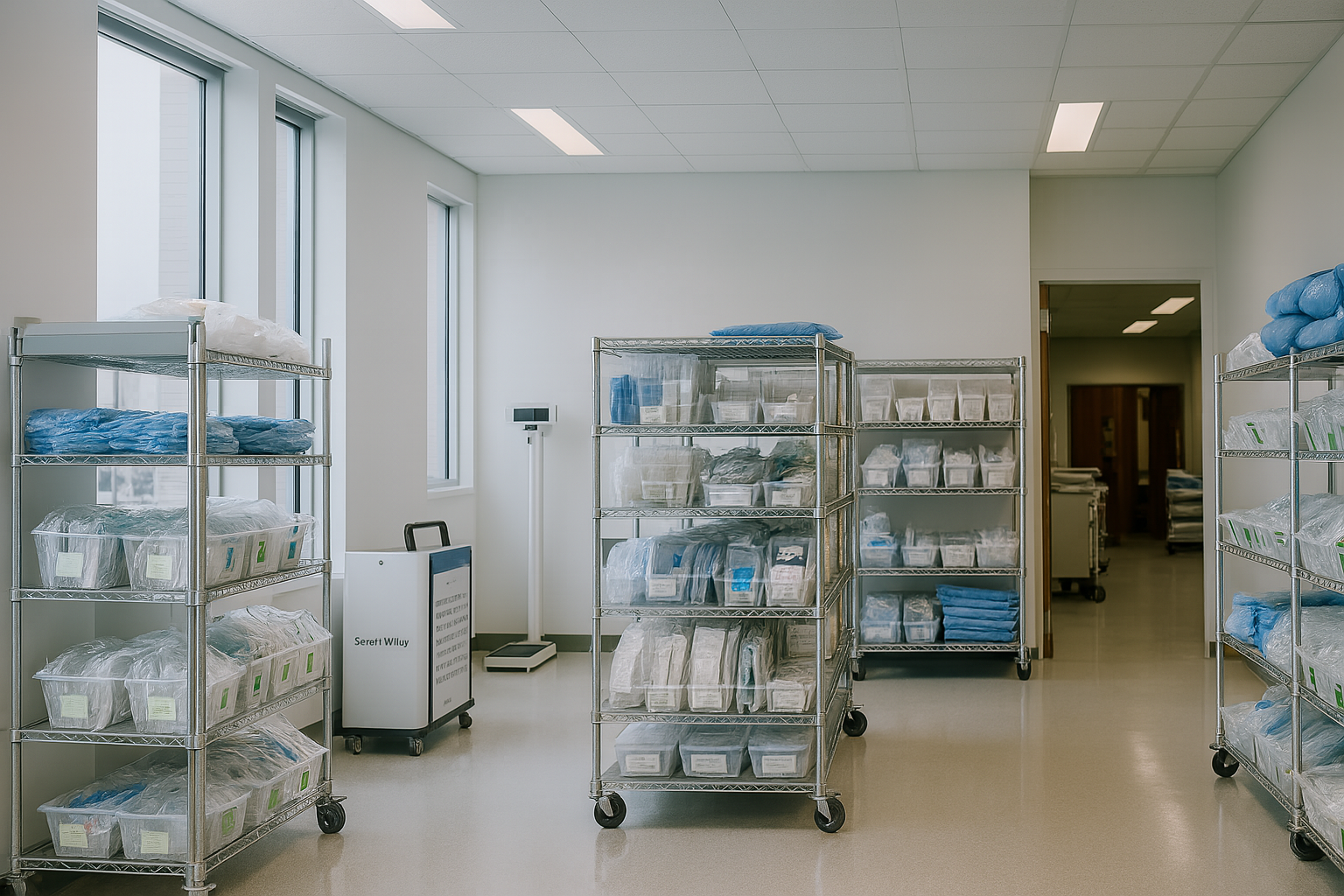 RFID-enabled storeroom with live inventory