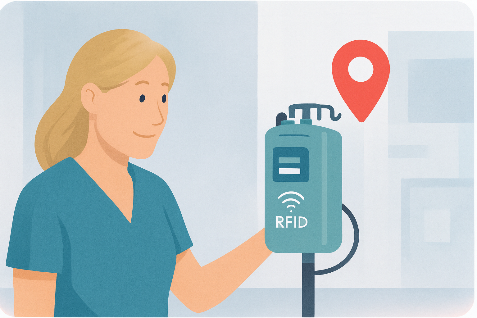 Asset tracking across wards